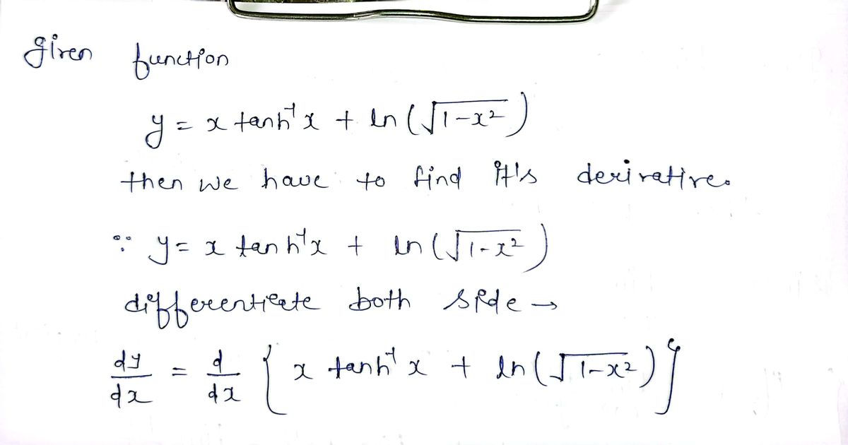 Calculus homework question answer, step 1, image 1